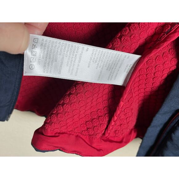 Oobe Chick-Fil-A | Team Style Zippered Jacket Blue with Red Lining Size Med - Picture 7 of 7